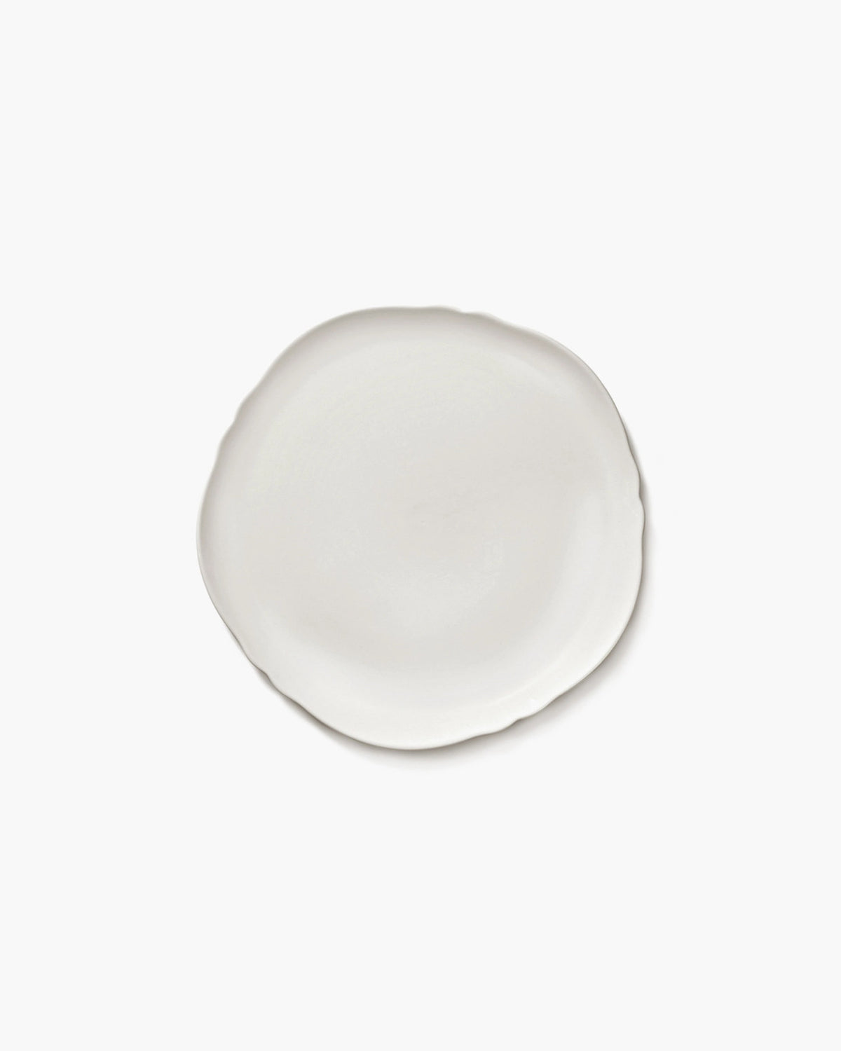 Silhouette Teller flach D23.5cm H1.5cm weiss Porzellan in Weiss präsentiert im Onlineshop von KAQTU Design AG. Teller ist von Serax