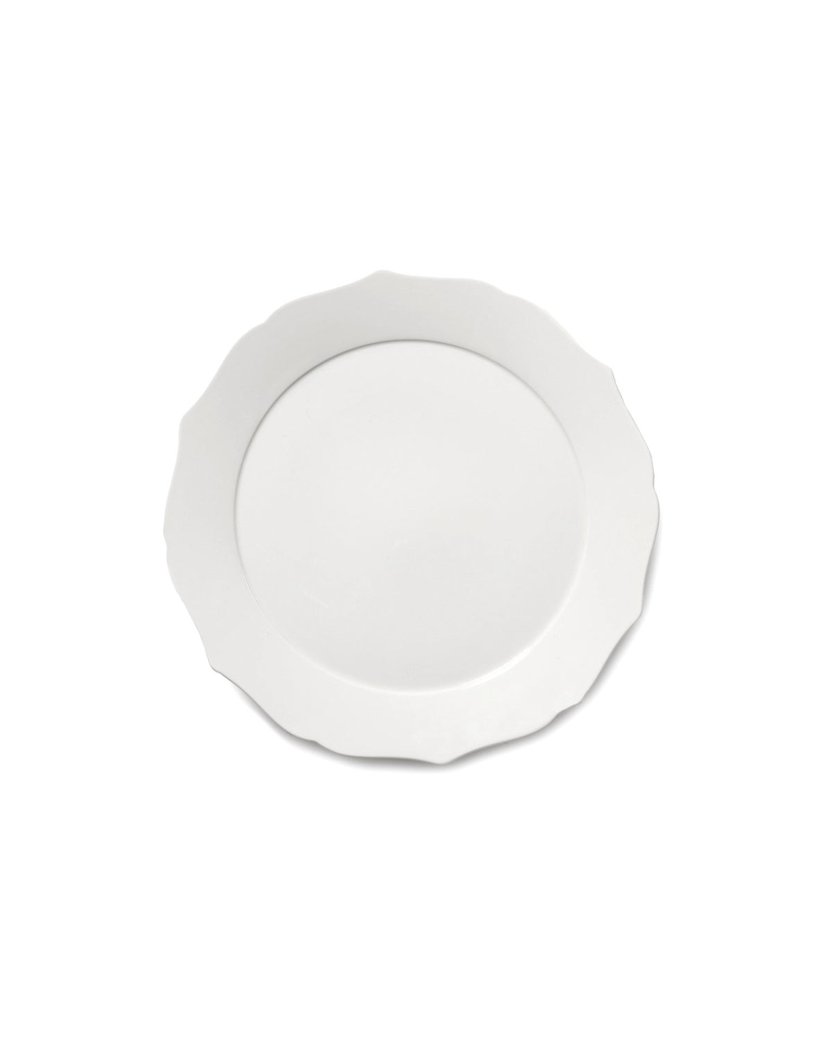 Silhouette Teller flach D26cm H1.5cm weiss Porzellan in Weiss präsentiert im Onlineshop von KAQTU Design AG. Teller ist von Serax