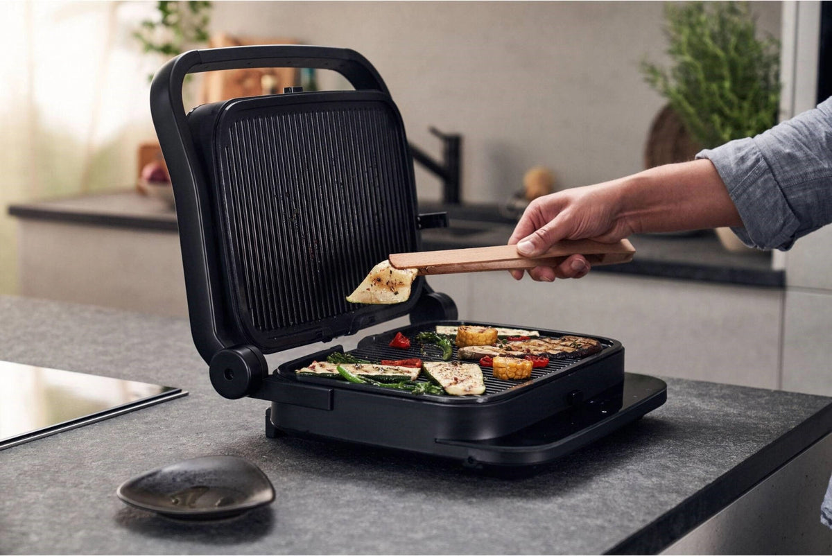Enfinigy Kontaktgrill 398x321x180mm in Schwarz präsentiert im Onlineshop von KAQTU Design AG. Küchengerät ist von Zwilling