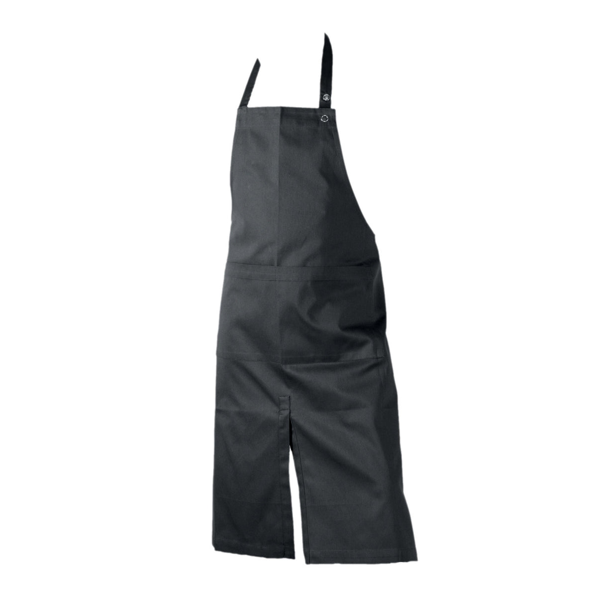 Kochschürze mit Tasche 80x95cm dark grey Biobaumwolle in Grau präsentiert im Onlineshop von KAQTU Design AG. Haushaltshilfen ist von The Organic Company