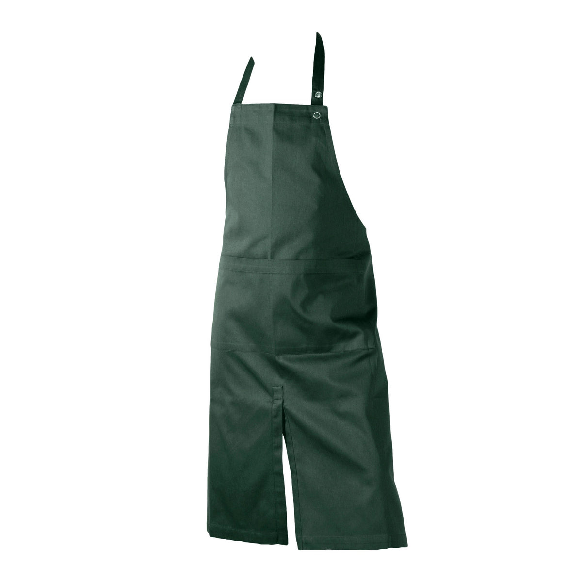 Kochschürze mit Tasche 80x95cm dark green Biobaumwolle in Grün präsentiert im Onlineshop von KAQTU Design AG. Haushaltshilfen ist von The Organic Company
