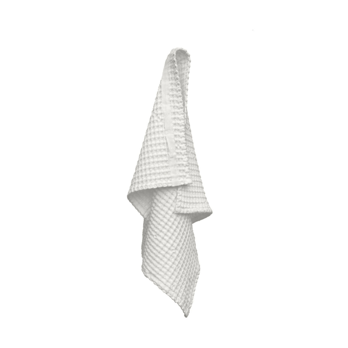 Big Waffle Handtuch 50x75cm natural white Biobaumwolle in Weiss präsentiert im Onlineshop von KAQTU Design AG. Handtuch ist von The Organic Company