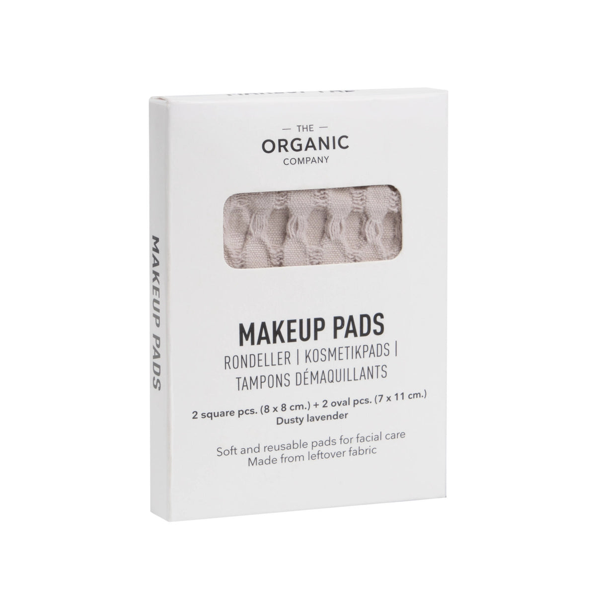 Big Waffle 4er Set Makeup Pads 8x8cm dusty lavendel in Beige präsentiert im Onlineshop von KAQTU Design AG. Pflege ist von The Organic Company