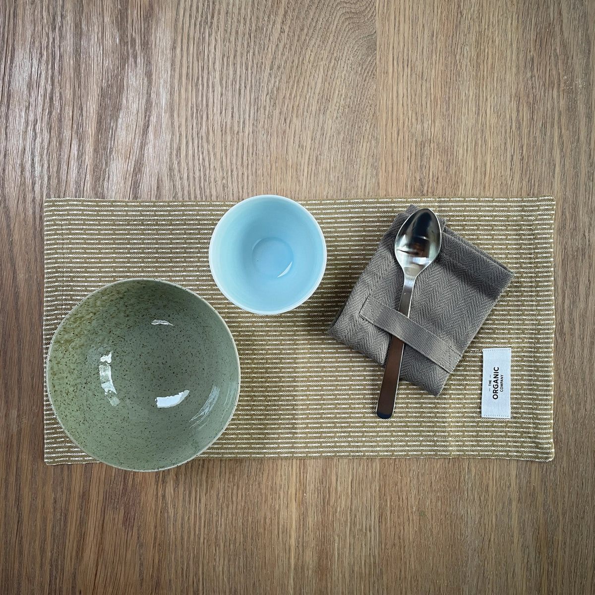 Everyday 4er Set Stoffserviette 20x20cm clay Biobaumwolle in Braun präsentiert im Onlineshop von KAQTU Design AG. Servietten ist von The Organic Company