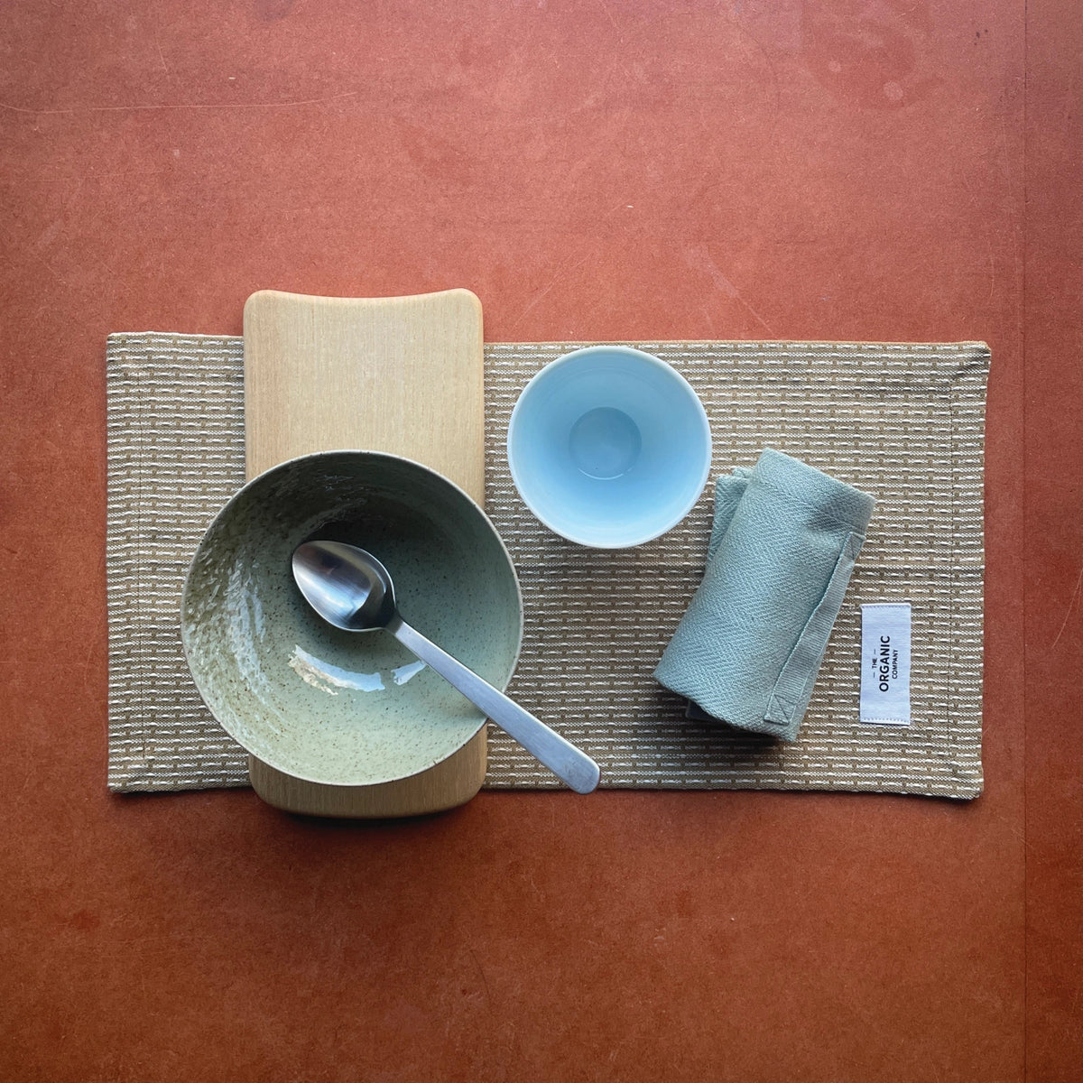 Everyday 4er Set Stoffserviette 20x20cm dusty m.Biobaumwolle in Grau präsentiert im Onlineshop von KAQTU Design AG. Servietten ist von The Organic Company