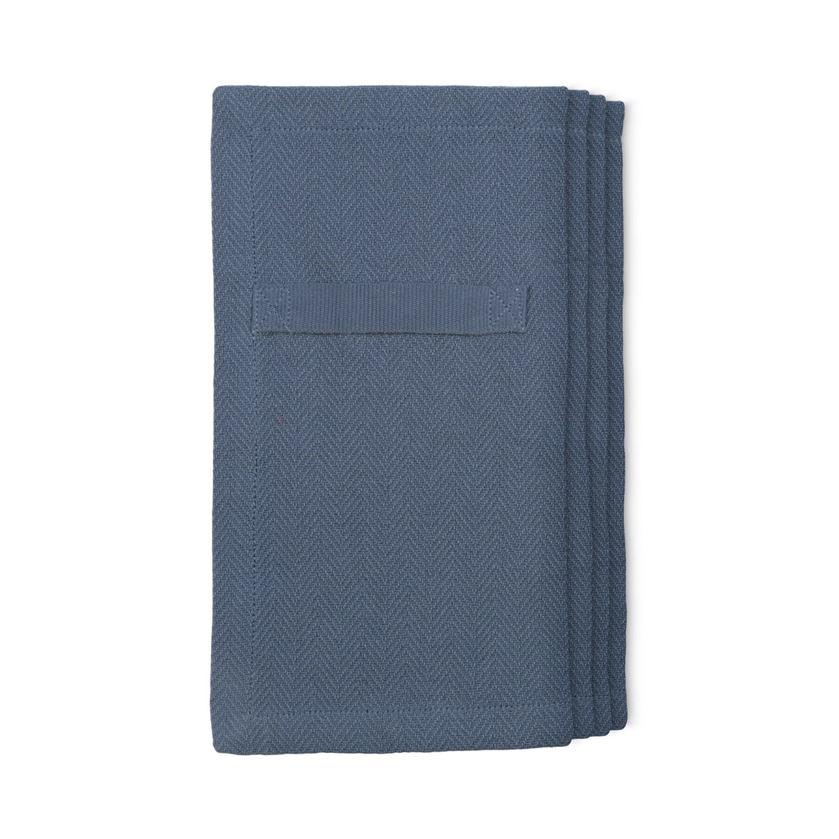 Everyday 4er Set Stoffserviette 20x20cm grey blue in Blau präsentiert im Onlineshop von KAQTU Design AG. Servietten ist von The Organic Company