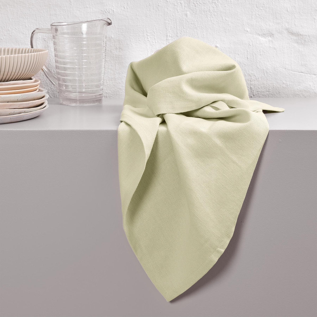 Geschirrtuch 53x86cm pale honey Biobaumwolle in Beige präsentiert im Onlineshop von KAQTU Design AG. Geschirrtuch ist von The Organic Company