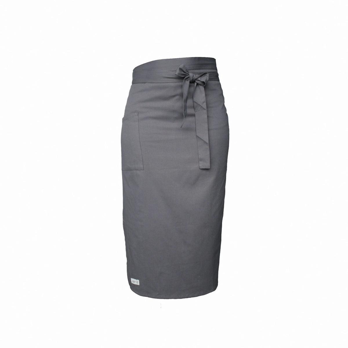 Schürze 100x38cm dark grey Biobaumwolle in Grau präsentiert im Onlineshop von KAQTU Design AG. Haushaltshilfen ist von The Organic Company