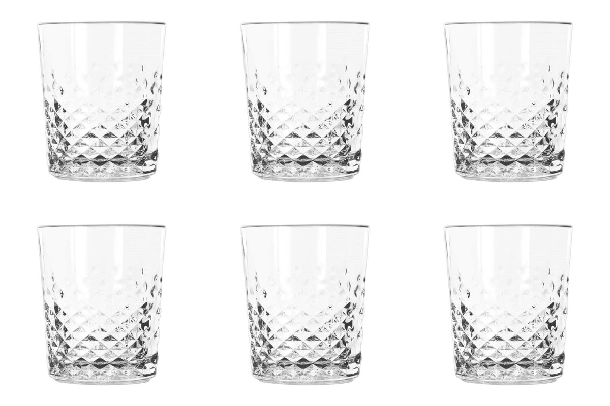 6er Set Libbey Trinkglas Carats DOF 35.5.cl in  präsentiert im Onlineshop von KAQTU Design AG. Glas ist von Libbey