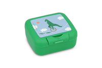 Scatola per snack Silly Beasties T-Rex verde