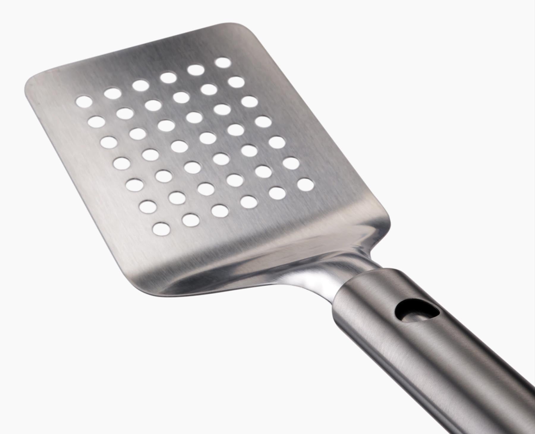 Hochwertiges Grillbesteck-Set aus Edelstahl von Joseph Joseph, bestehend aus Wender und Zange, perfekt für Grillliebhaber und BBQ-Fans.