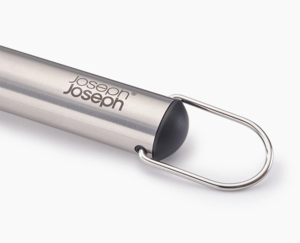 GrillOut BBQ Gabel einziehbarer Kopf  Edelstahl 41.7-35cm in Silber präsentiert im Onlineshop von KAQTU Design AG. Grillbesteck ist von Joseph Joseph
