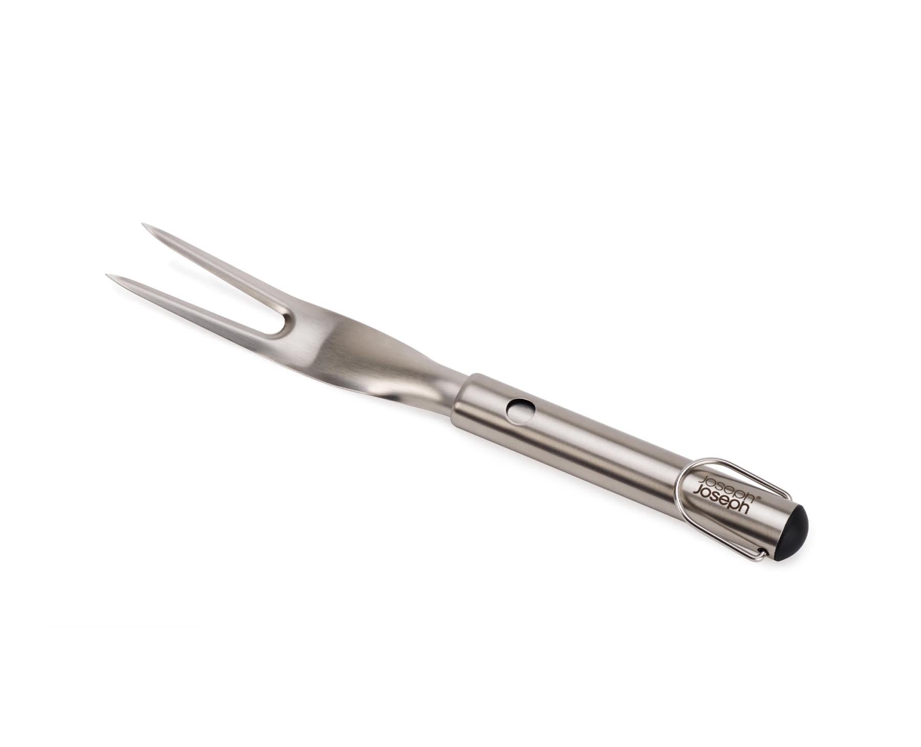 Praktische GrillOut BBQ Gabel von Joseph Joseph mit ausziehbarem Edelstahlkopf, ideal für das Grillen und Servieren von Fleisch und Gemüse.