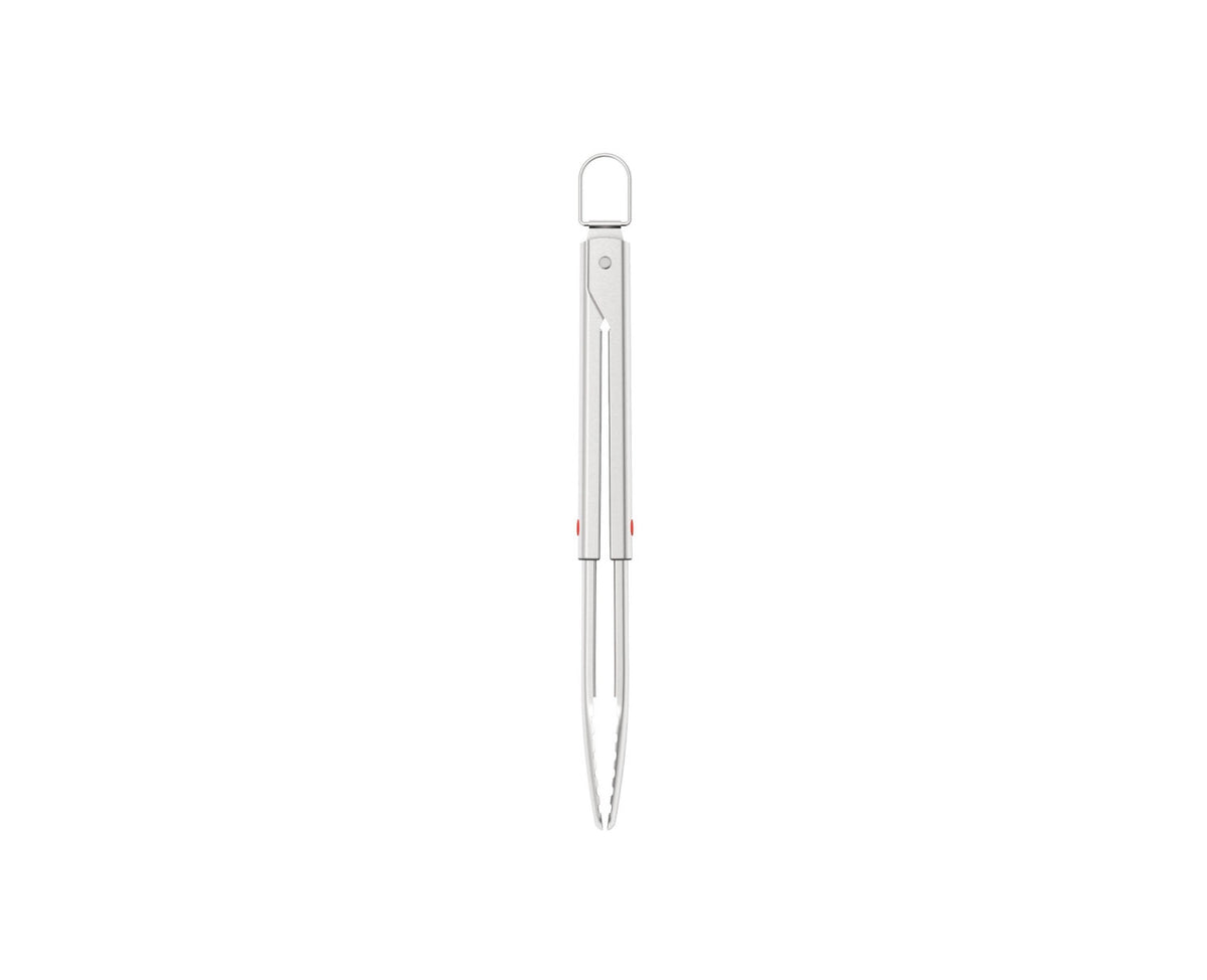 GrillOut BBQ Zange einziehbarer Kopf Edelstahl 42.5-34cm in Silber präsentiert im Onlineshop von KAQTU Design AG. Grillzange ist von Joseph Joseph