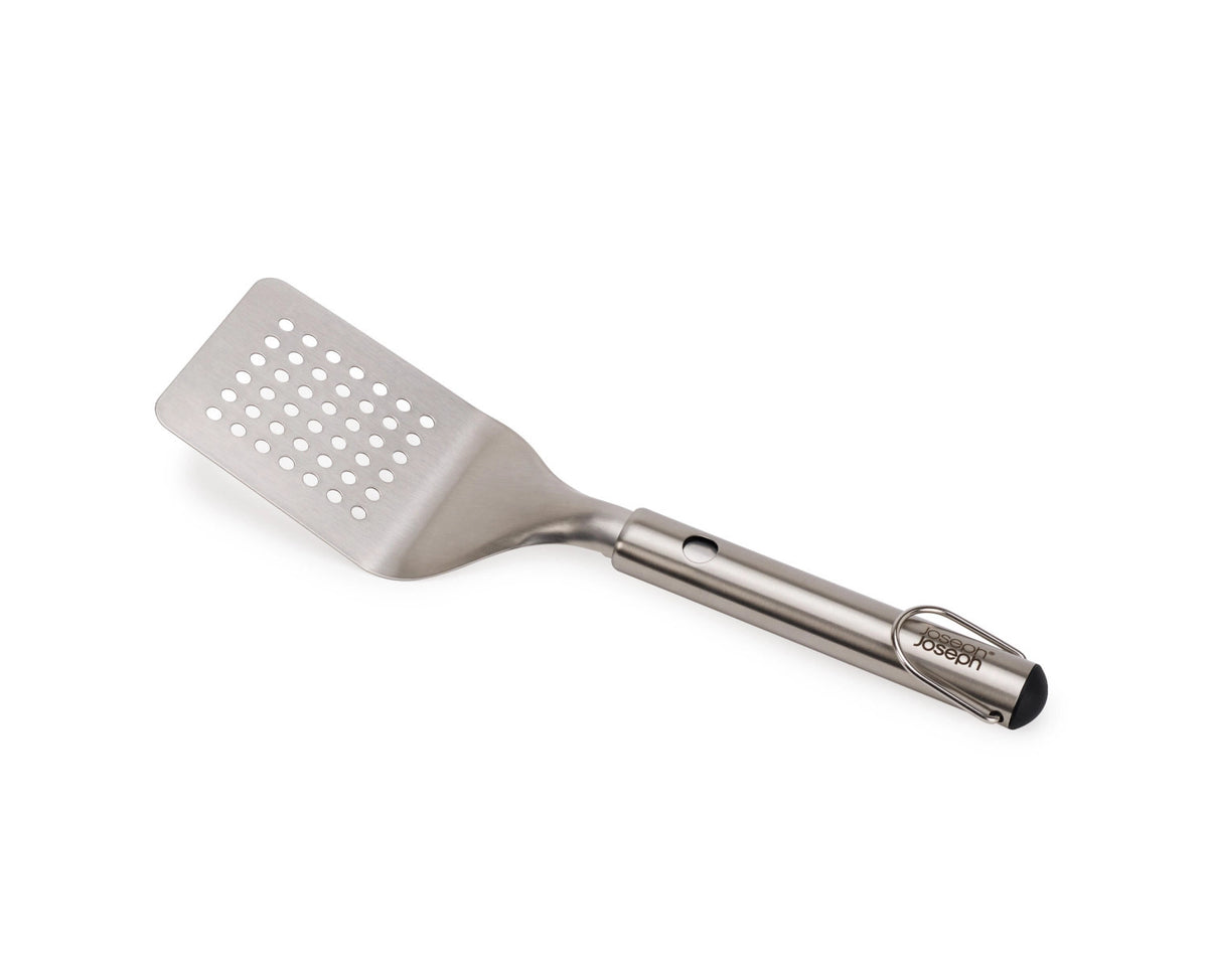 GrillOut BBQ Wender einziehbarer Kopf Edelstahl 41.7-34.5cm in Silber präsentiert im Onlineshop von KAQTU Design AG. Grillbesteck ist von Joseph Joseph
