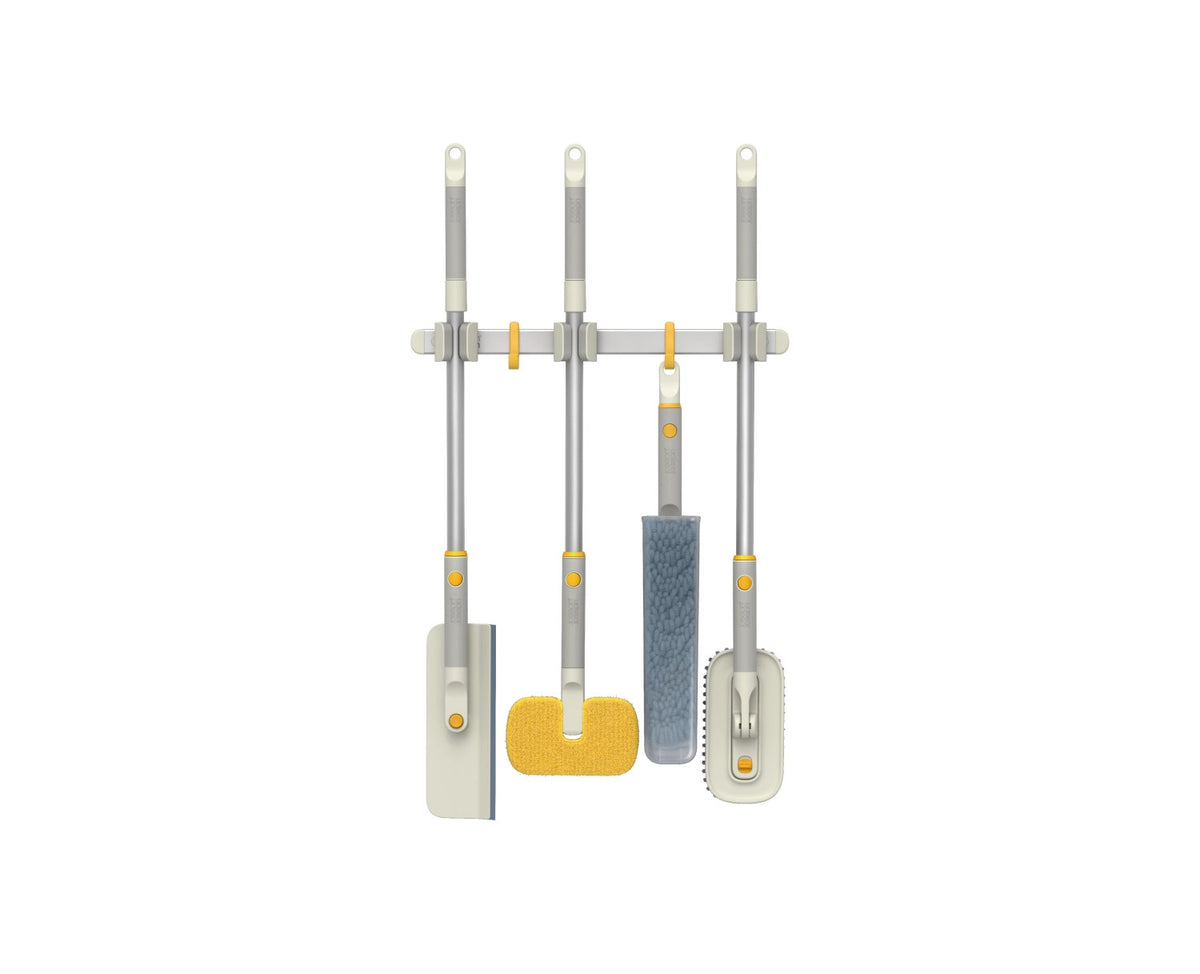 CleanTech Halterung für Reinigungsutensilien 49x7cm in Silber präsentiert im Onlineshop von KAQTU Design AG. Reinigung & Wäsche ist von Joseph Joseph