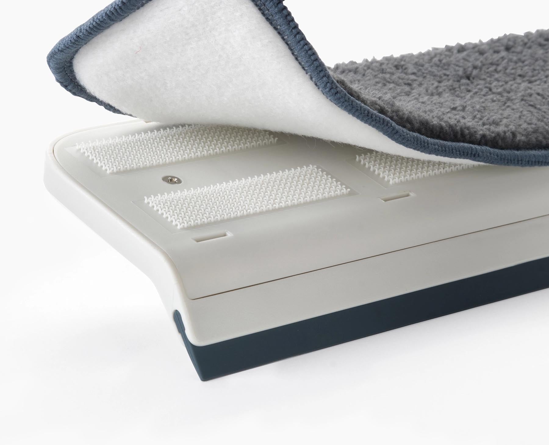 Effizientes CleanTech Ersatzpad in Blau, 27x9 cm, ideal für die gründliche Reinigung von Glasoberflächen ohne Rückstände.