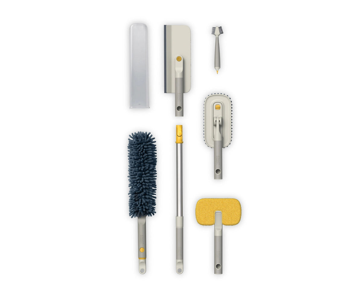 CleanTech Reinigungsset komplett light stone in Grau präsentiert im Onlineshop von KAQTU Design AG. Reinigung & Wäsche ist von Joseph Joseph