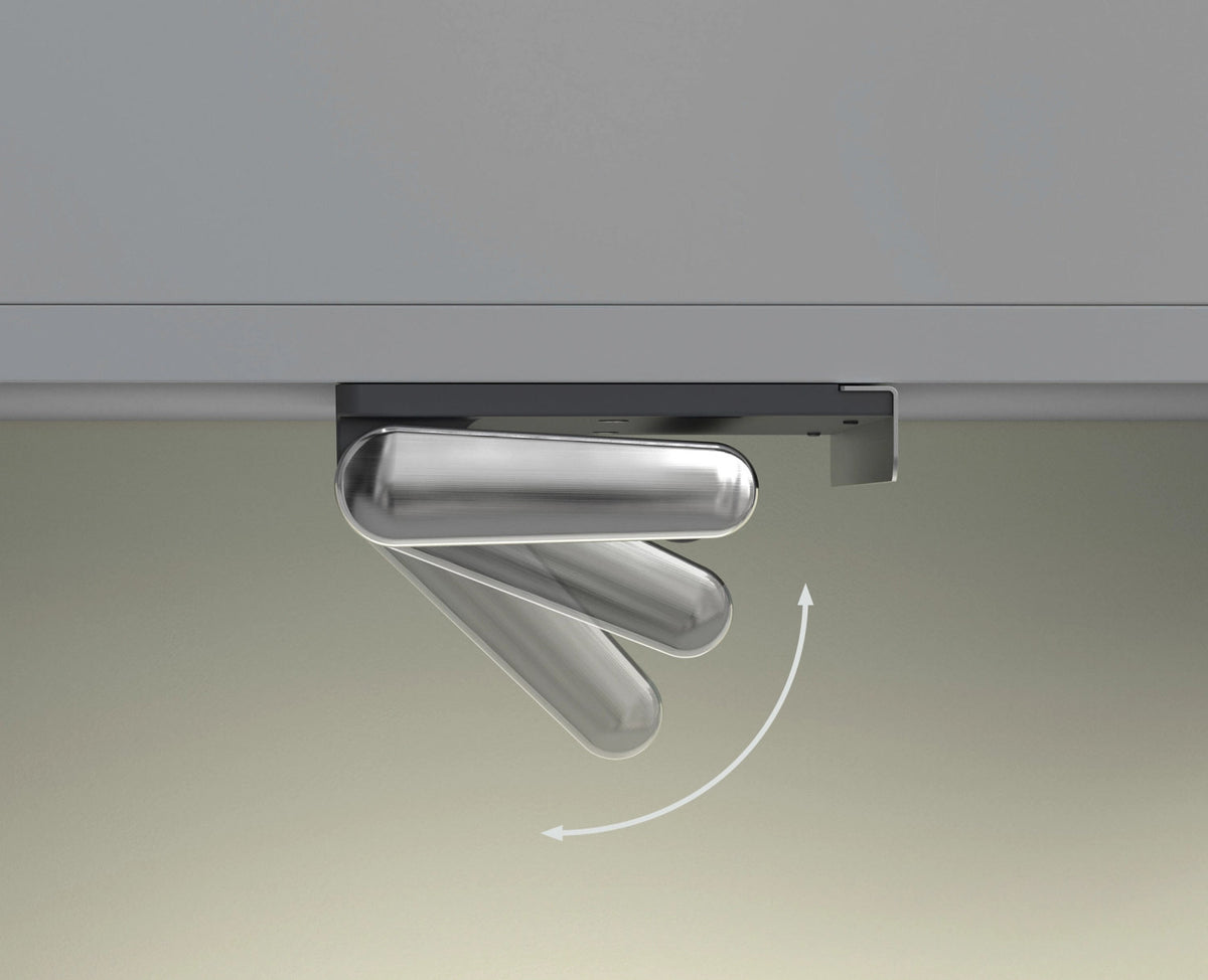 RollGrip Küchenrollenhalter für Unterablage ausziehbar in Schwarz präsentiert im Onlineshop von KAQTU Design AG. Papierrollenhalter ist von Joseph Joseph