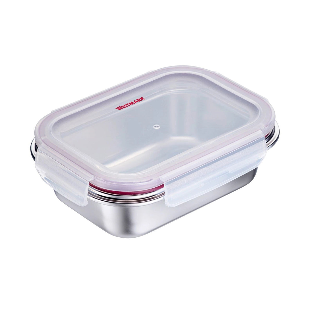 Lunch Box Edelstahl 600ml in Silber präsentiert im Onlineshop von KAQTU Design AG. Snackbox ist von Westmark