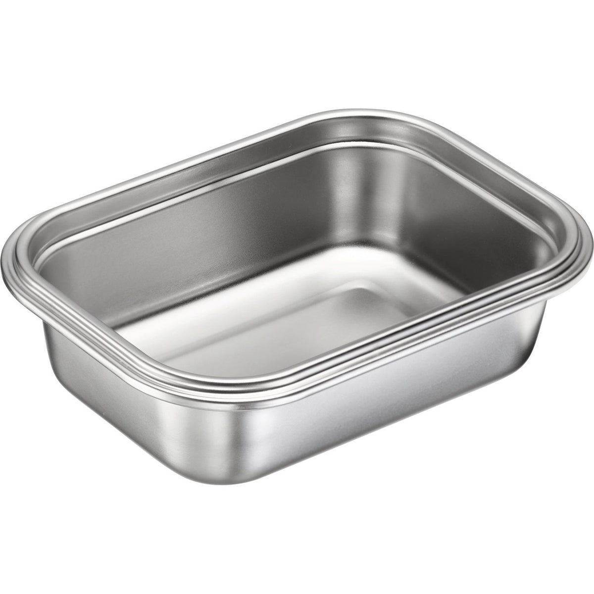 Lunch Box Edelstahl 600ml in Silber präsentiert im Onlineshop von KAQTU Design AG. Snackbox ist von Westmark