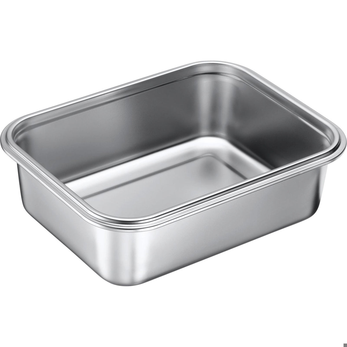 Lunch Box Edelstahl 2250ml in Silber präsentiert im Onlineshop von KAQTU Design AG. Snackbox ist von Westmark