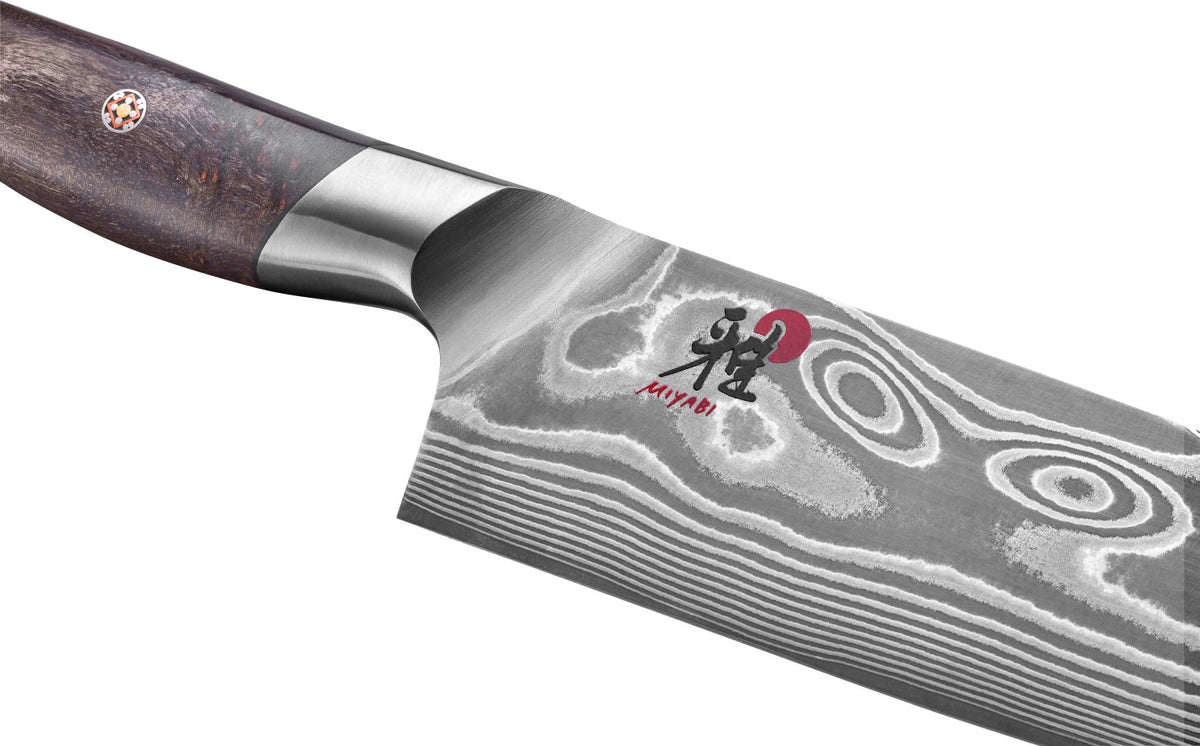 Iki Santoku 18cm in Mehrfarbig präsentiert im Onlineshop von KAQTU Design AG. Damastmesser ist von Miyabi
