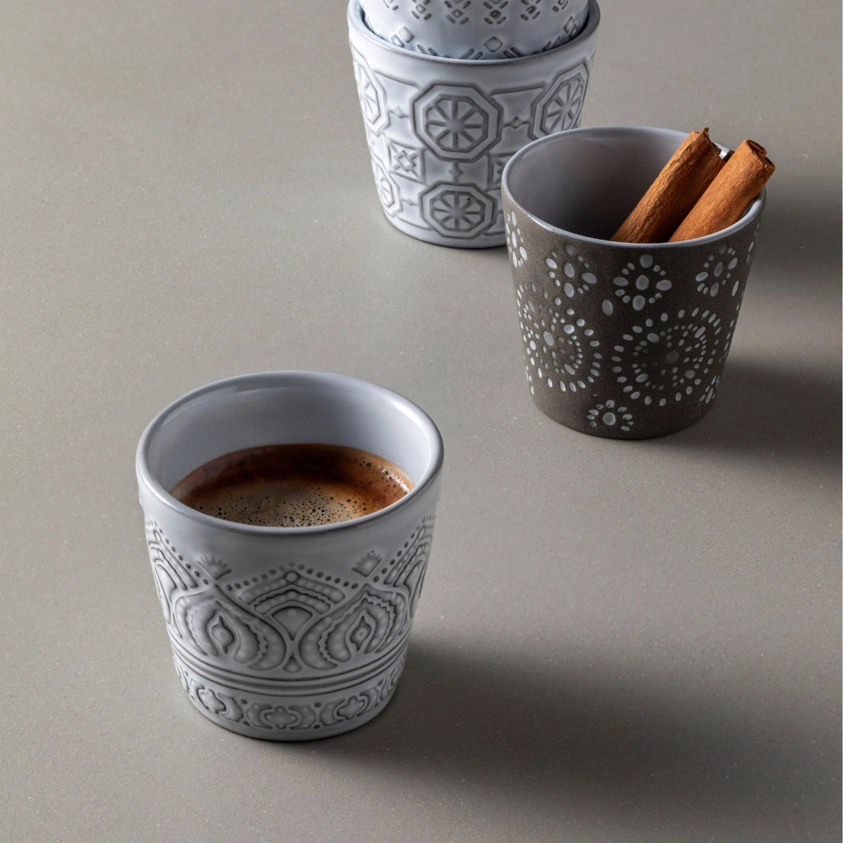 Grespresso Espressotasse 70ml D6.5cm H5.8cm white kenya in Weiss präsentiert im Onlineshop von KAQTU Design AG. Tasse ist von Costa Nova