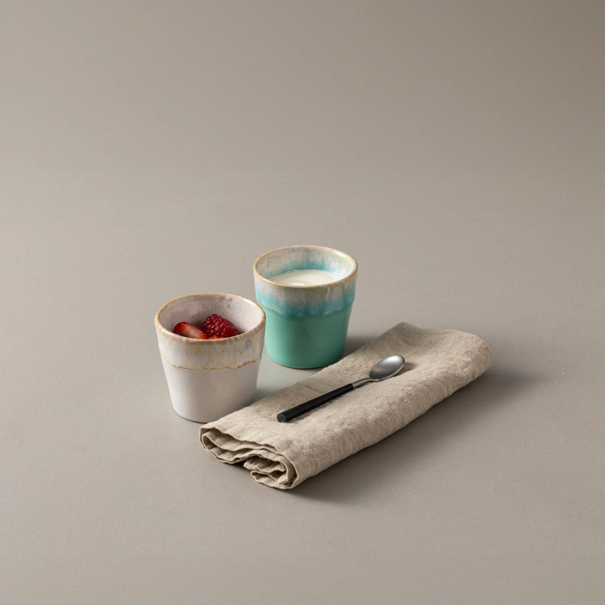 Grespresso Espressotasse 70ml D6.5cm H5.8cm aqua in Blau präsentiert im Onlineshop von KAQTU Design AG. Tasse ist von Costa Nova