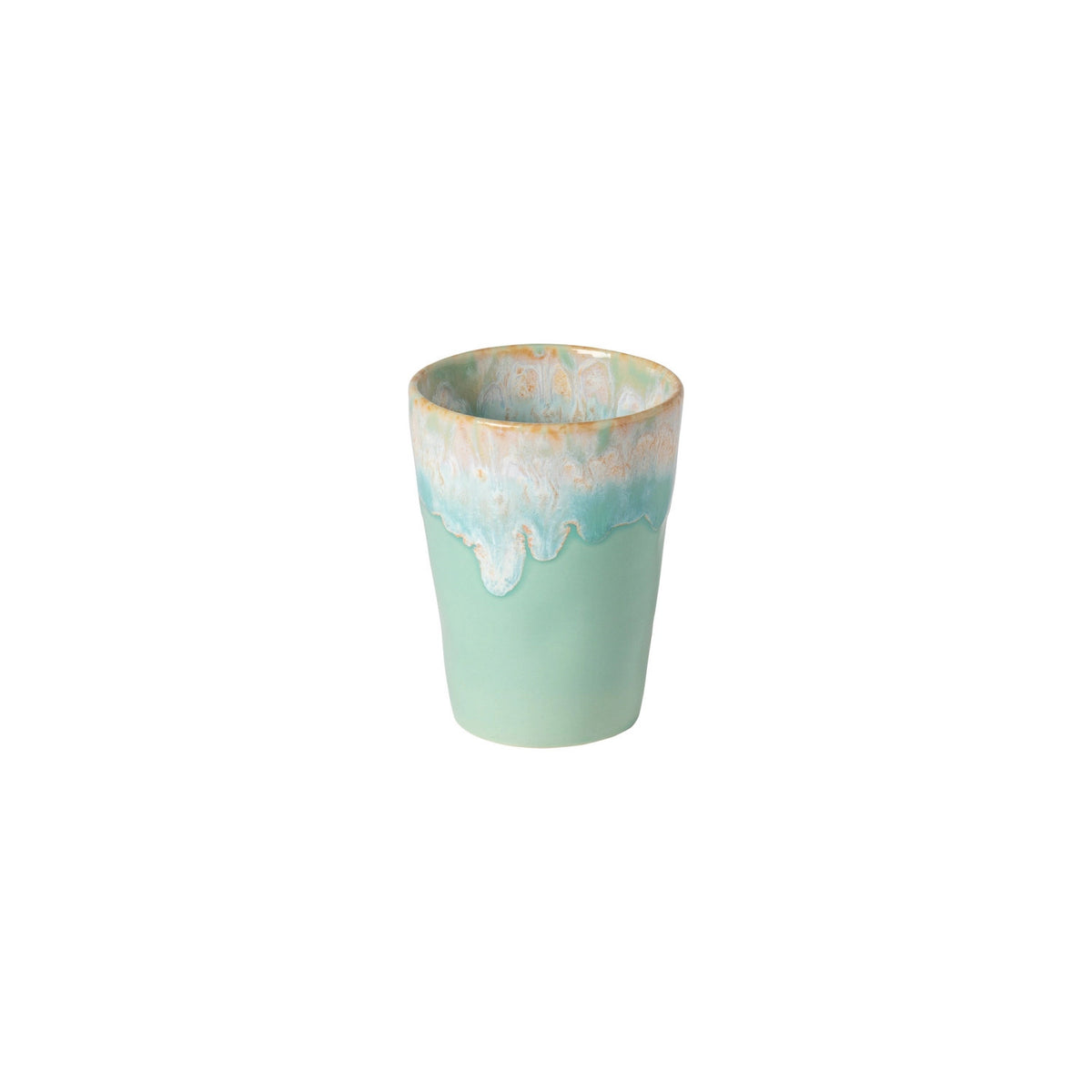 Grespresso Mokkatasse 380ml D9.2cm H11.5cm aqua in Blau präsentiert im Onlineshop von KAQTU Design AG. Tasse ist von Costa Nova