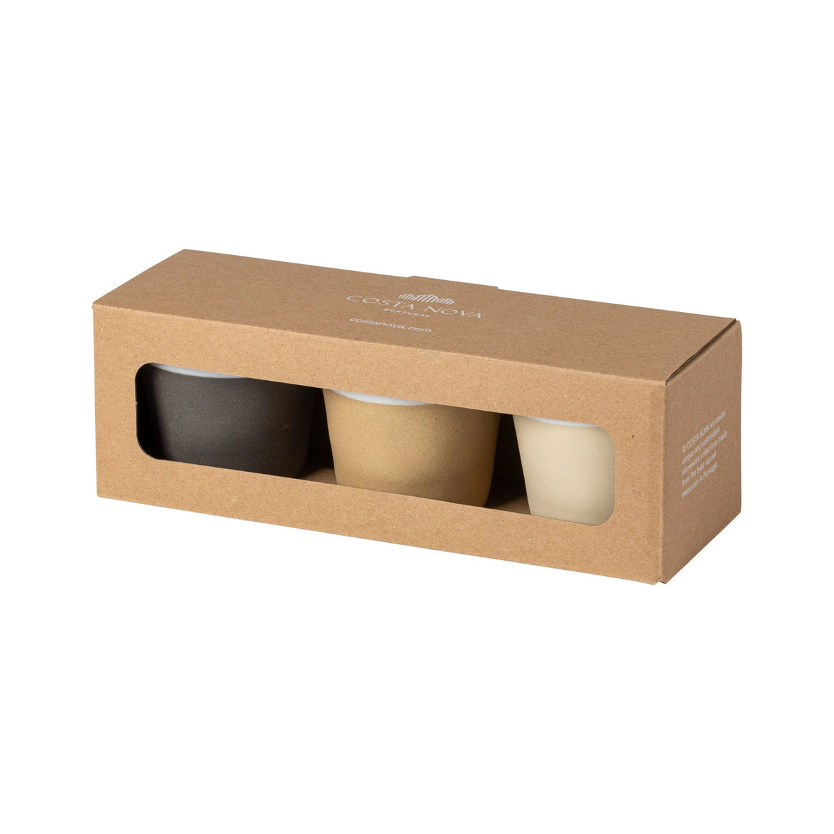 3er Set Grespresso Geschenkbox Espressotasse 70ml multi in Mehrfarbig präsentiert im Onlineshop von KAQTU Design AG. Tasse ist von Costa Nova