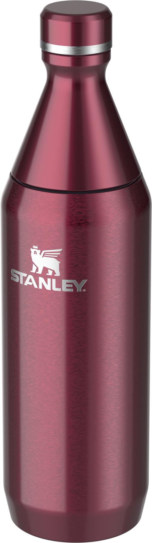 Stylische 0.6l Thermosflasche in Garnet Shine von Stanley, ideal für heiße und kalte Getränke, perfekt für den täglichen Gebrauch.
