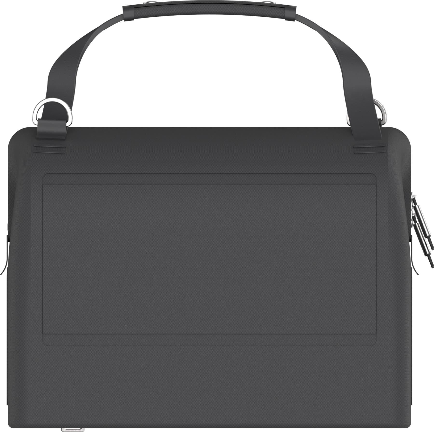 Stylische schwarze Kühltasche von Stanley mit 18.9l Volumen, perfekt für Picknicks und Ausflüge, hält Getränke und Snacks kühl.
