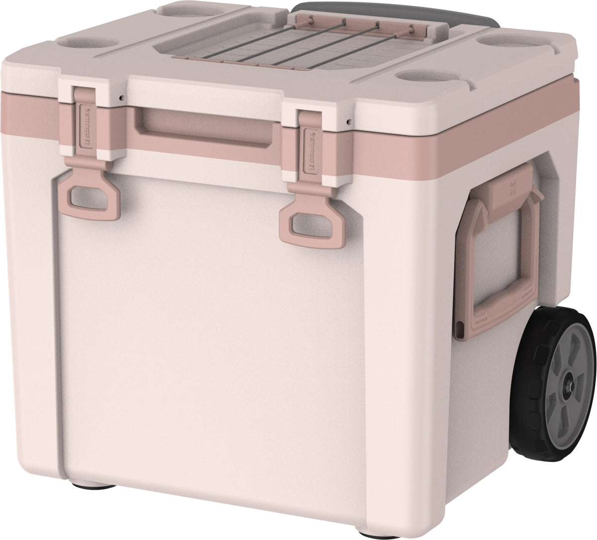 Easy-Carry Outdoor Cooler mit Rollen 47l rose quartz in Pink präsentiert im Onlineshop von KAQTU Design AG. Picknick ist von Stanley