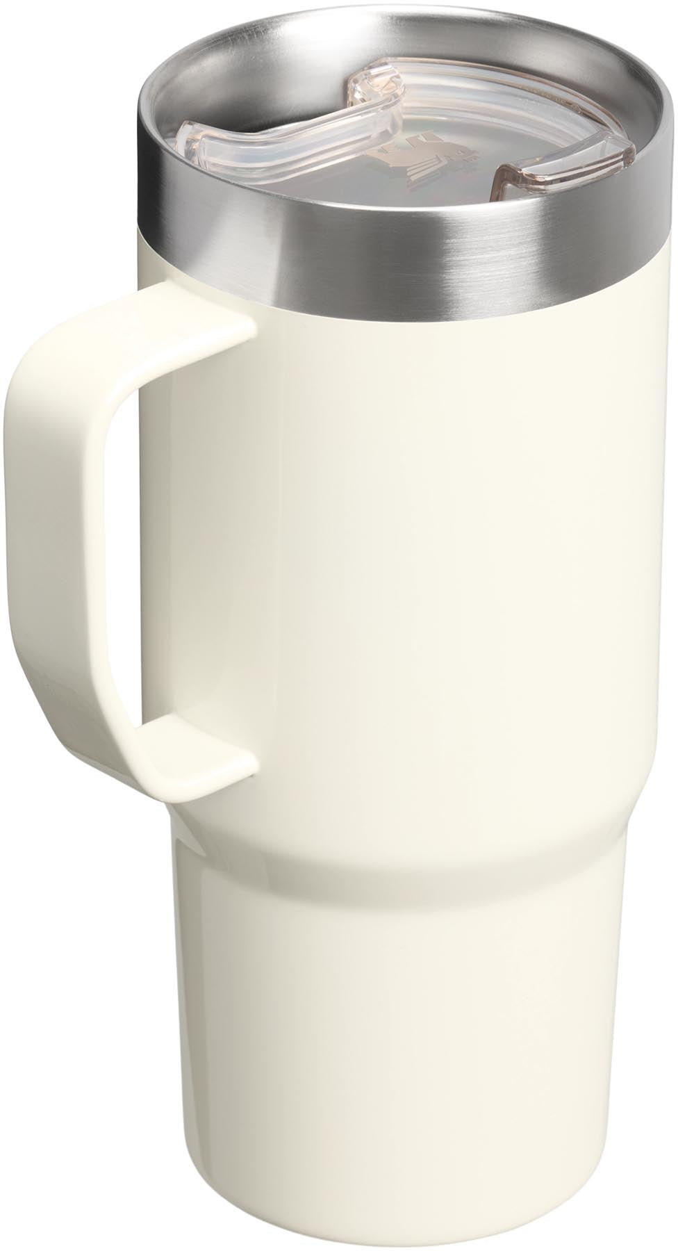 Eleganter Everyday Suburban Mug in creme-glänzendem Finish, ideal für heiße und kalte Getränke, von Stanley für den täglichen Gebrauch.
