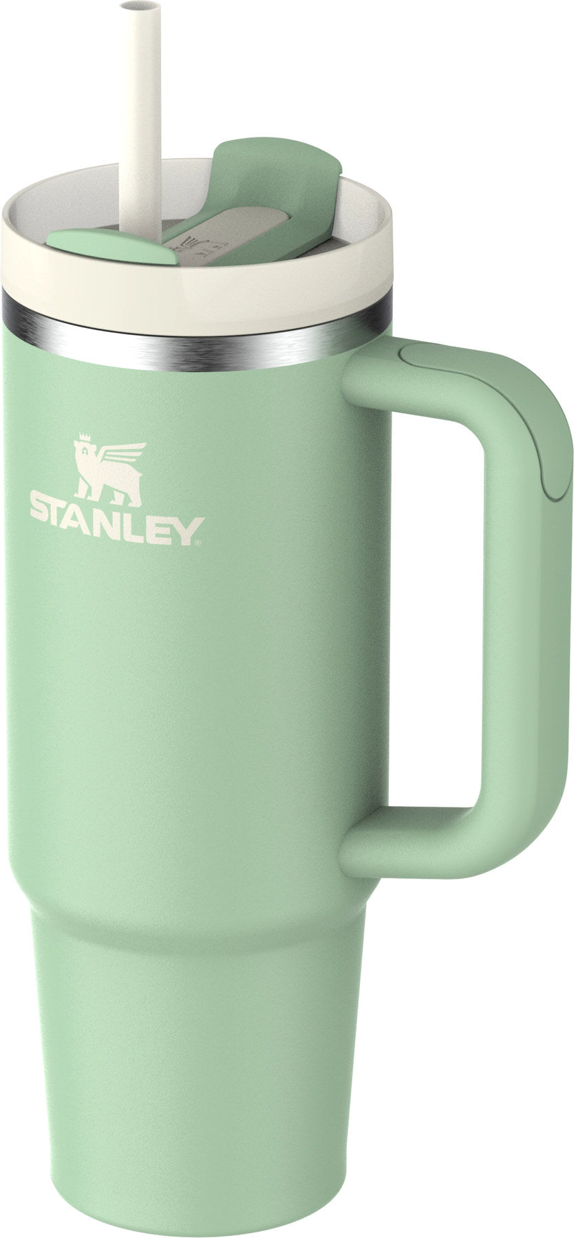 Quencher FlowState 0.89l pistachio in Grün präsentiert im Onlineshop von KAQTU Design AG. Thermosflasche ist von Stanley