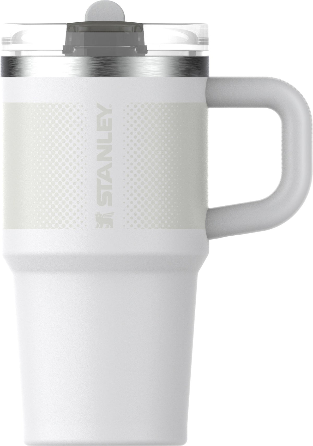 Quencher ProTour Flip Straw 0.6l frost fade in Weiss präsentiert im Onlineshop von KAQTU Design AG. Thermosflasche ist von Stanley