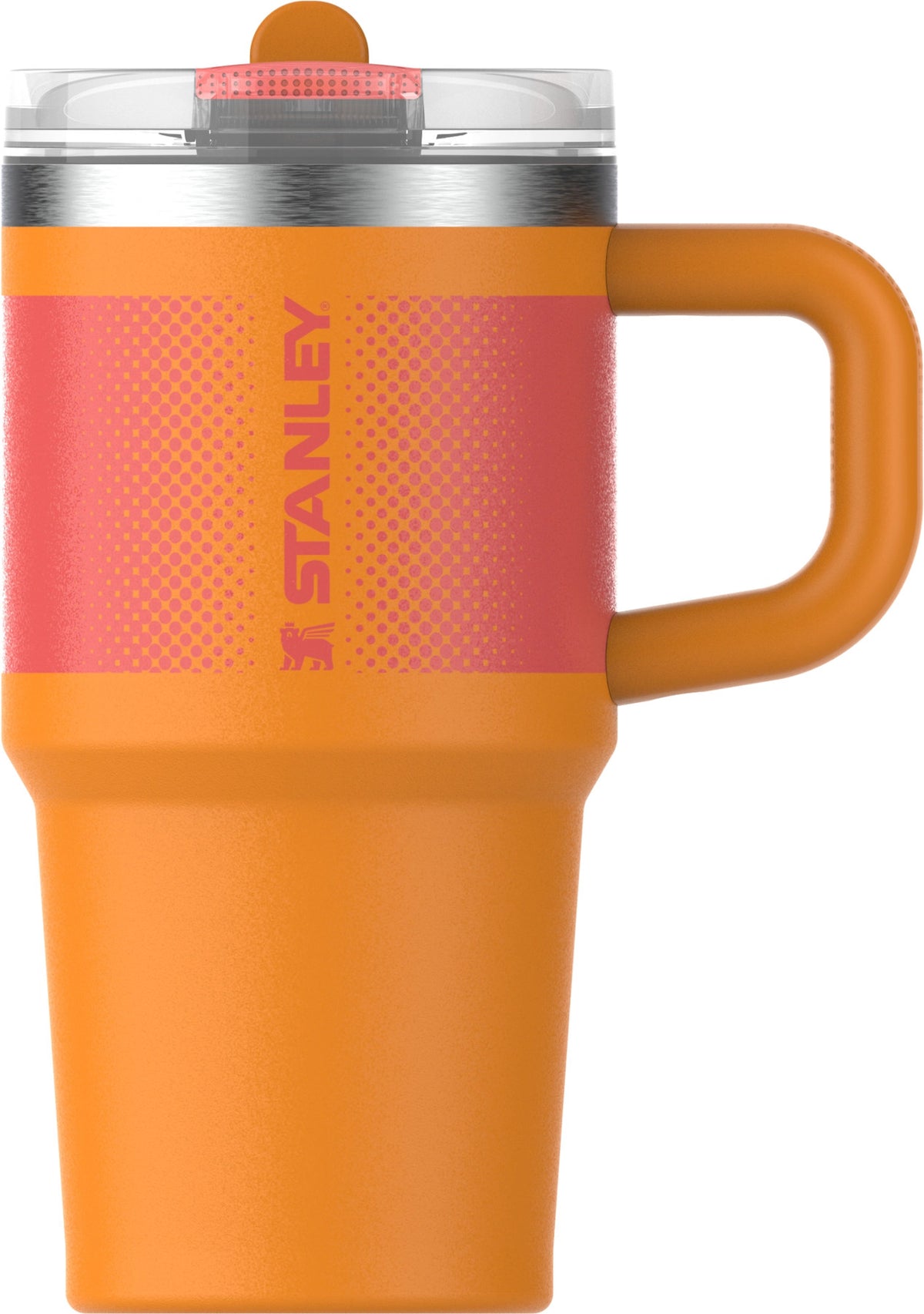 Quencher ProTour Flip Straw 0.6l goldenrod fade in Orange präsentiert im Onlineshop von KAQTU Design AG. Thermosflasche ist von Stanley