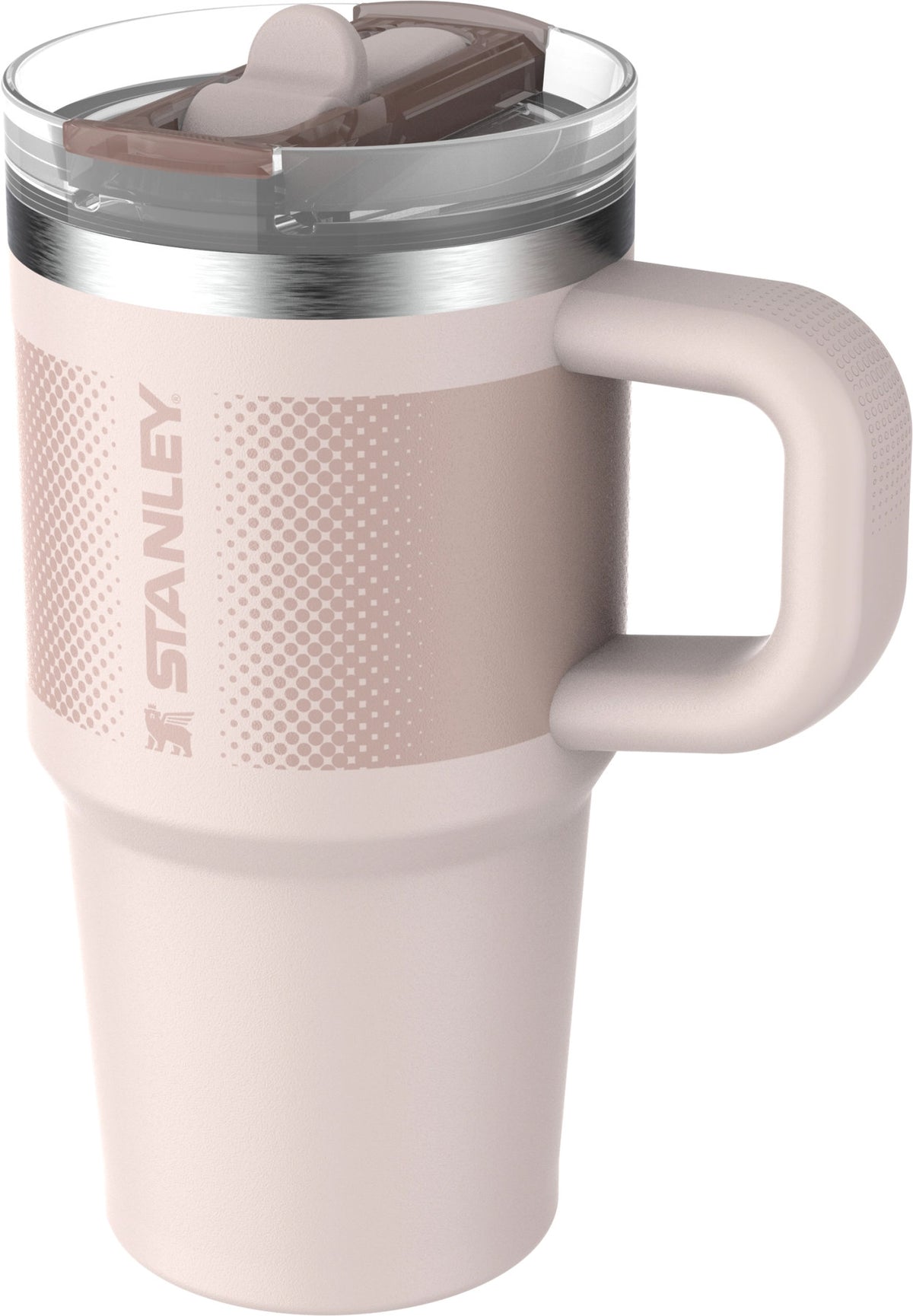 Quencher ProTour Flip Straw 0.6l rose quartz fade in Pink präsentiert im Onlineshop von KAQTU Design AG. Thermosflasche ist von Stanley