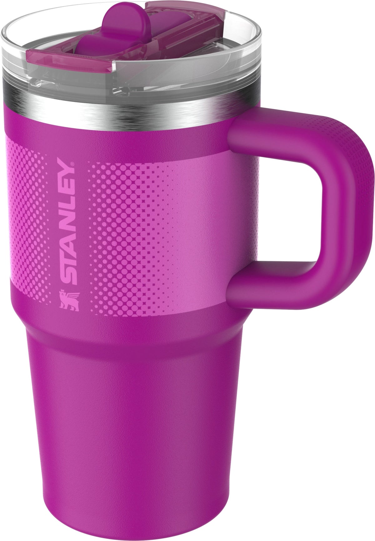 Quencher ProTour Flip Straw 0.6l violet blossom fade in Violett präsentiert im Onlineshop von KAQTU Design AG. Thermosflasche ist von Stanley