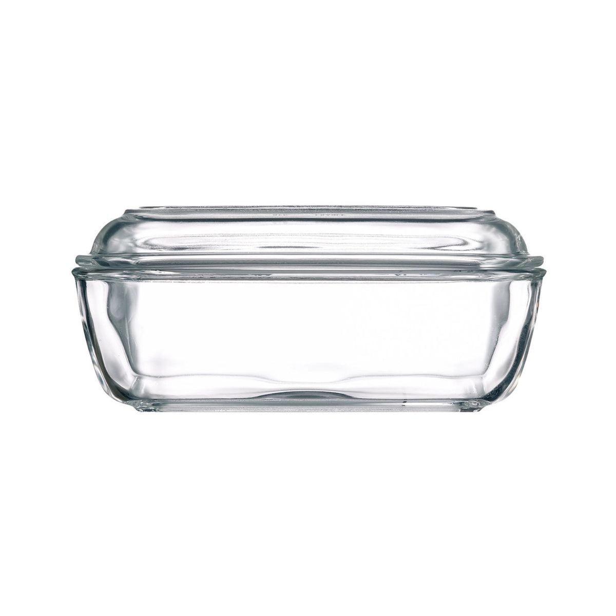 Butterdose 17x10.5x6.2cm Glas in Transparent präsentiert im Onlineshop von KAQTU Design AG. Aufbewahrungsdose ist von Arc