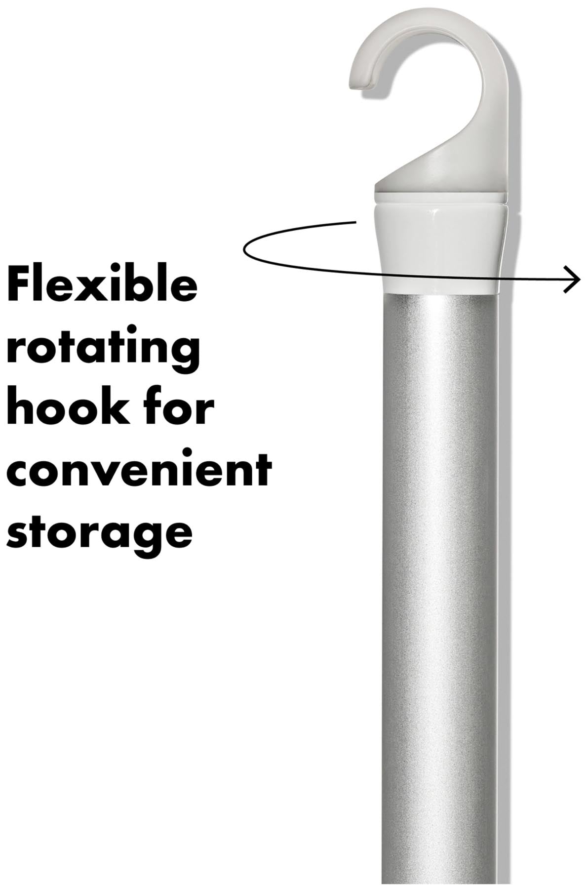 Praktischer GG Abzieher aus Aluminium, teleskopierbar von 100 bis 150 cm, ideal für müheloses Reinigen von Fenstern und glatten Oberflächen.