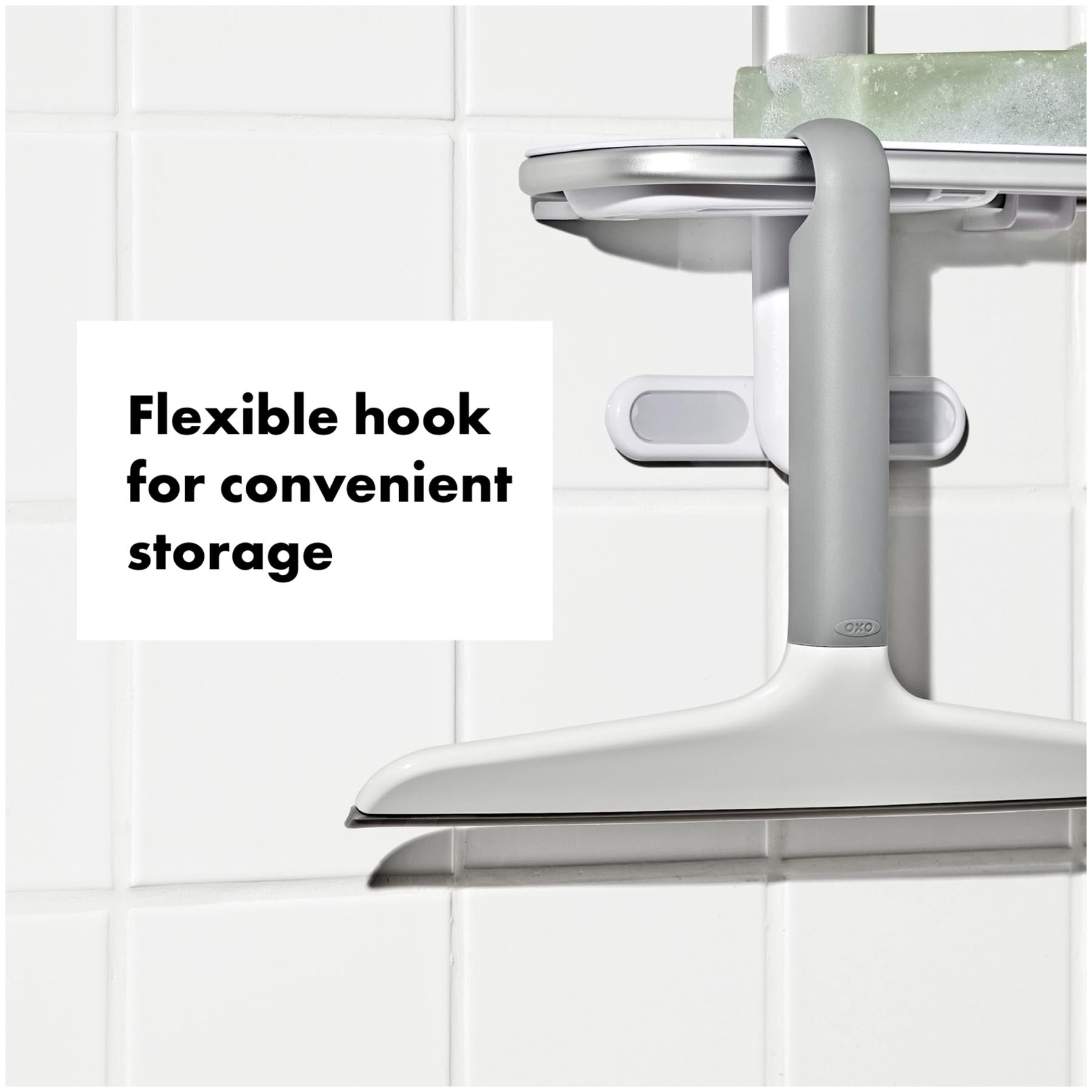 Effizienter GG Abzieher aus Aluminium mit Haken, ideal für die mühelose Entfernung von Wasser und Schmutz von glatten Flächen.