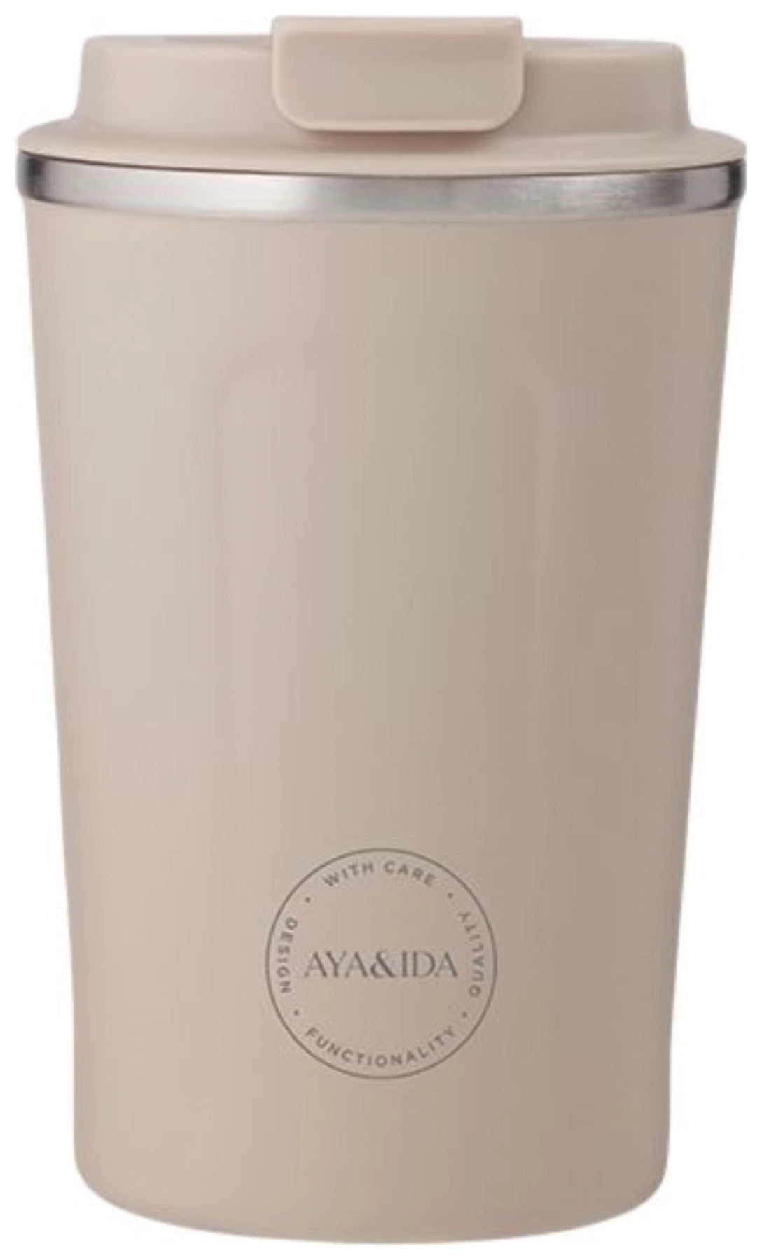 CUP2GO Becher 380ml Cream Beige in Beige präsentiert im Onlineshop von KAQTU Design AG. Trinkflaschen ist von AYA&IDA
