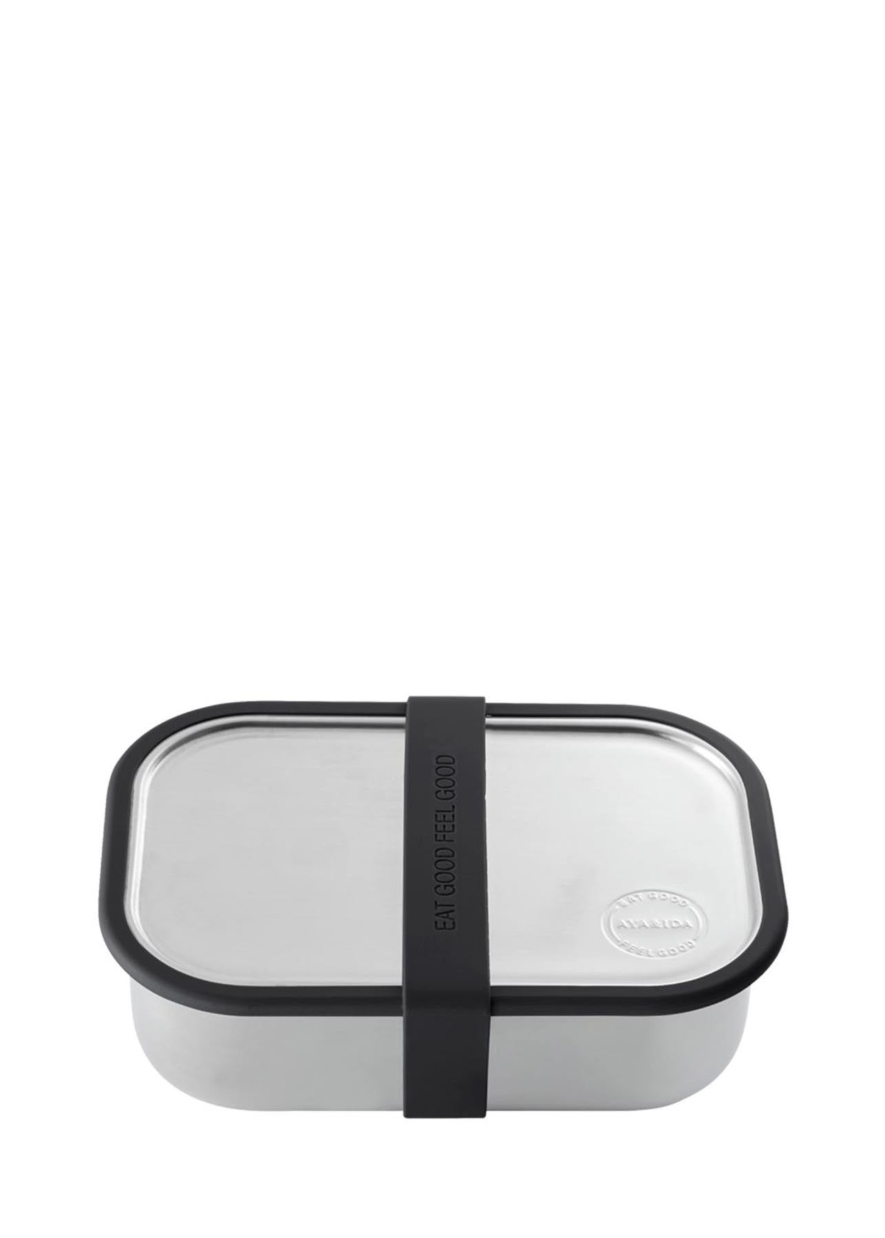 Lunch Box 1000ml Matte Black in Schwarz präsentiert im Onlineshop von KAQTU Design AG. Snackbox ist von AYA&IDA
