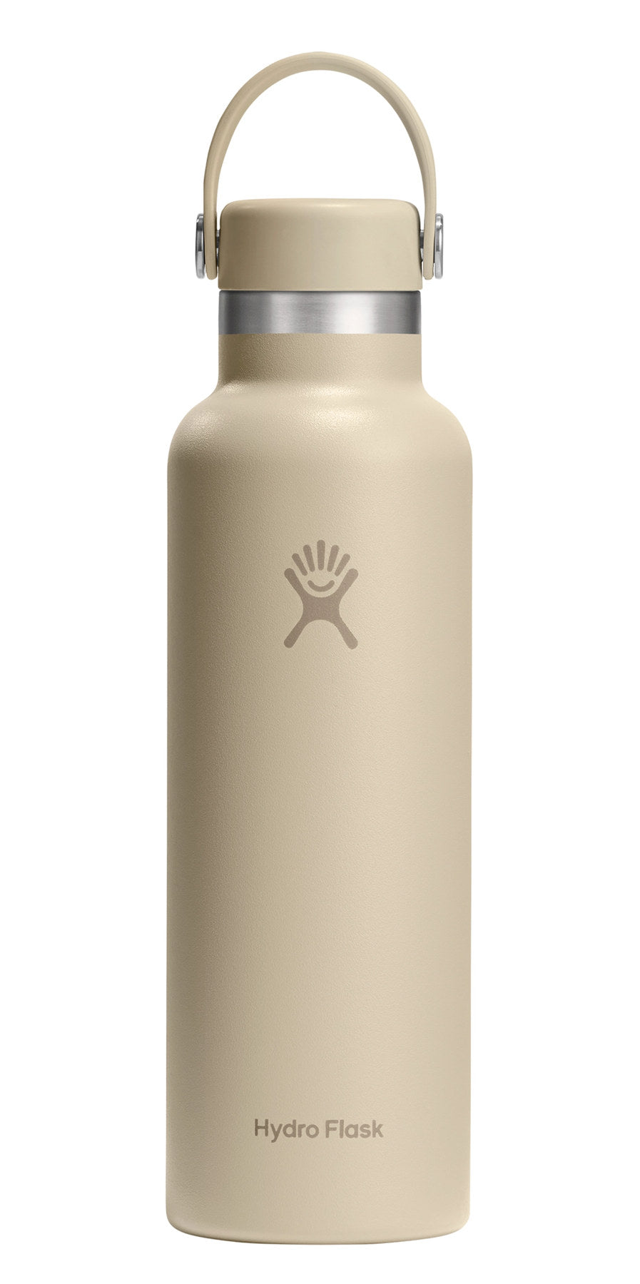Trinkflasche Standard Flex Deckel 620ml oat in Beige präsentiert im Onlineshop von KAQTU Design AG. Thermosflasche ist von Hydro Flask