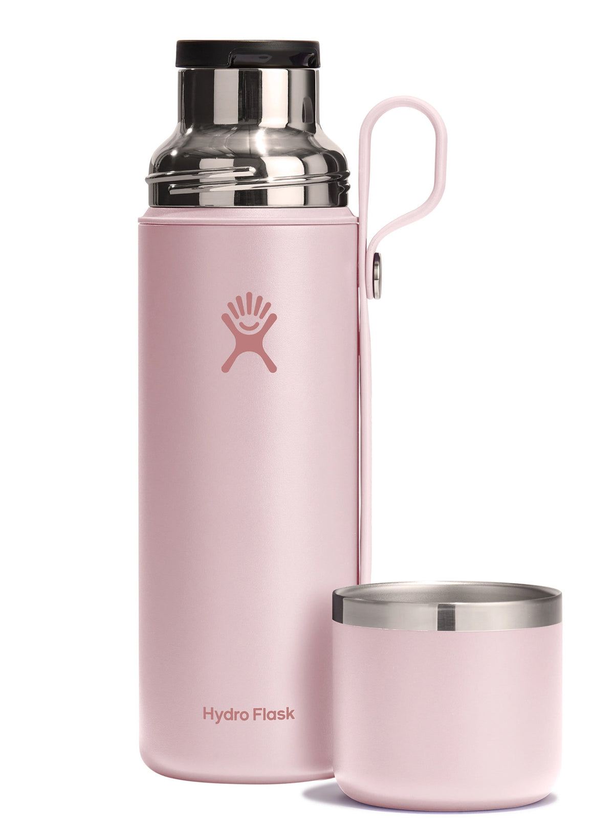 Trinkflasche Hot Flask & Cup 828ml trillium in Rot präsentiert im Onlineshop von KAQTU Design AG. Thermosflasche ist von Hydro Flask