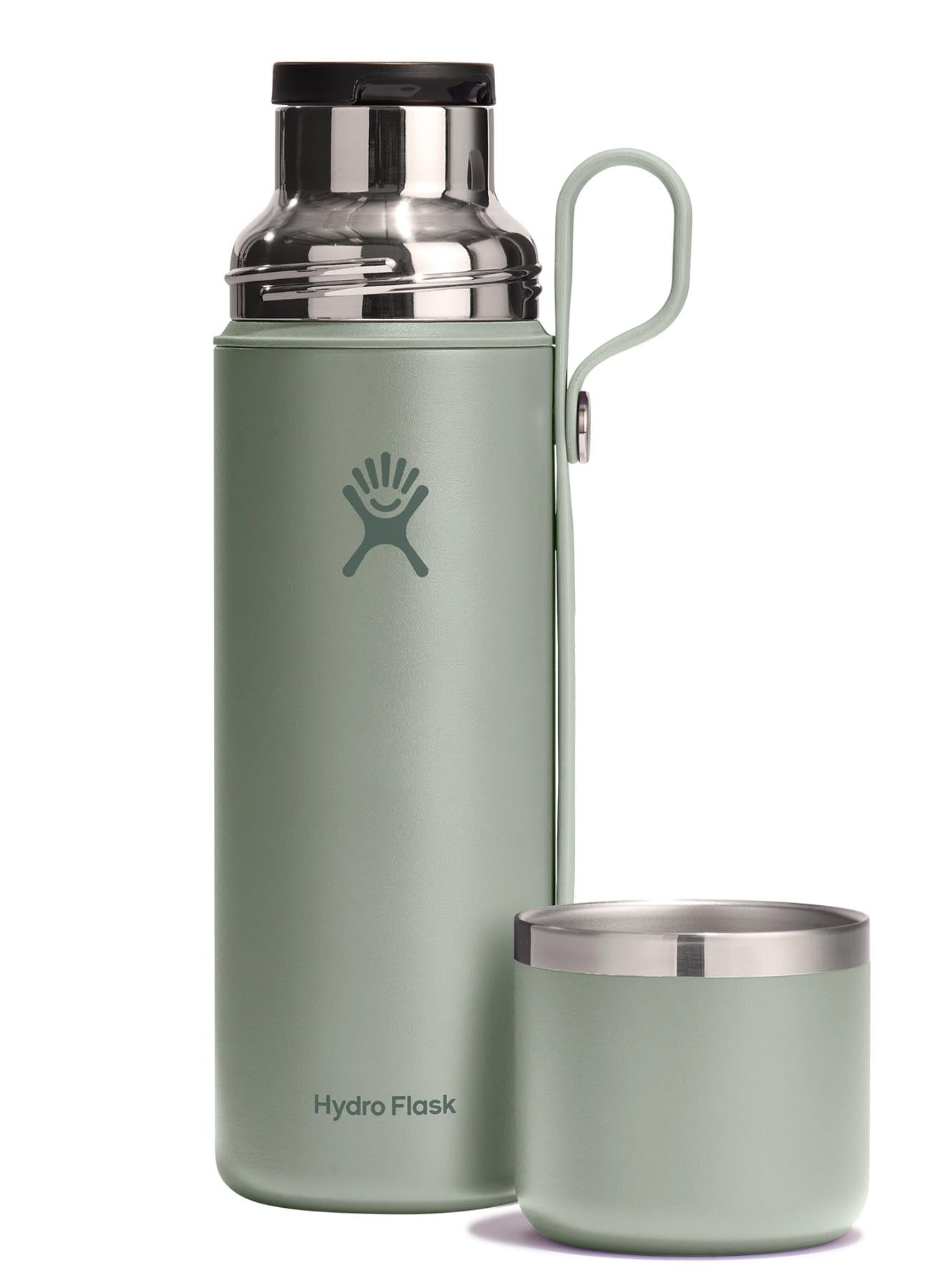 Stylische Hydro Flask Trinkflasche Hot Flask & Cup in Agave, 828ml, ideal für heiße Getränke, perfekt für unterwegs.