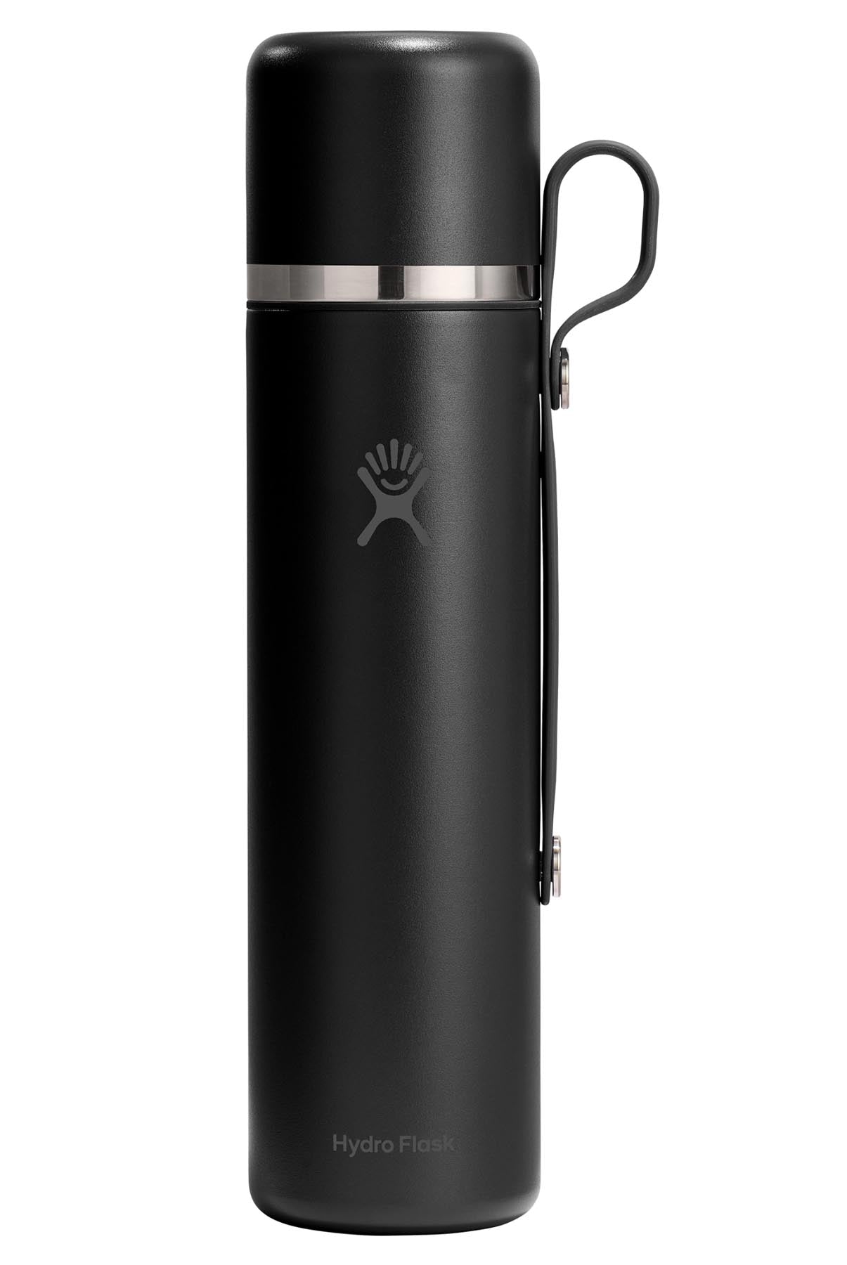 Trinkflasche Hot Flask & Cup 1065ml schwarz in Schwarz präsentiert im Onlineshop von KAQTU Design AG. Trinkflasche ist von Hydro Flask