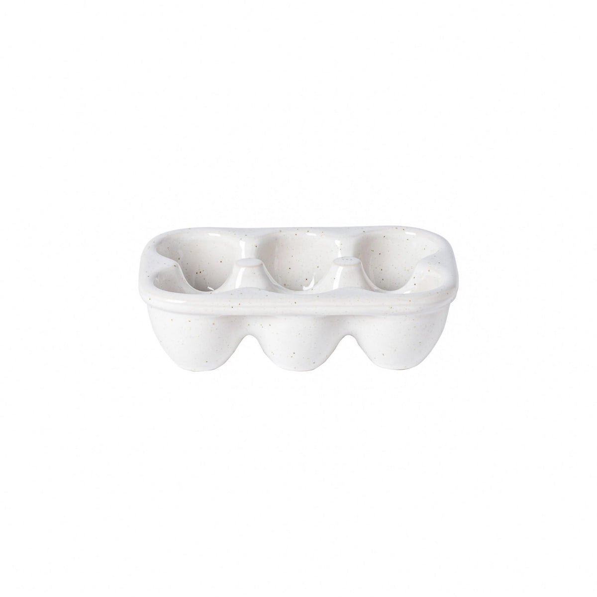Fattoria Eierhalter für 6Stk. 18x12.5cm H5.1cm weiss in Weiss präsentiert im Onlineshop von KAQTU Design AG. Eierbecher ist von Costa Nova